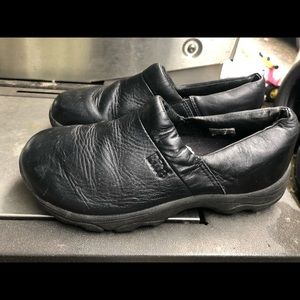 Bite Women’s Black Patent Leather Slip On Shoes